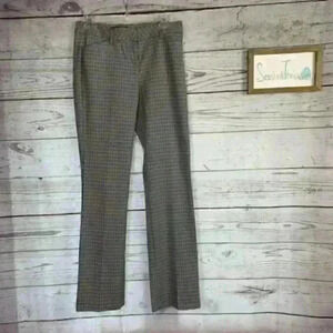 Express editor white black straight leg pants 2r